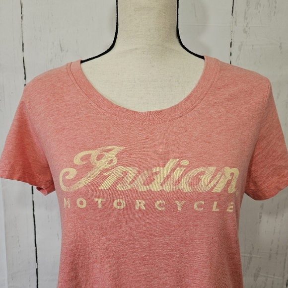 Women's Indian Motorcycles Tee T Shirt Size Small - Picture 2 of 7